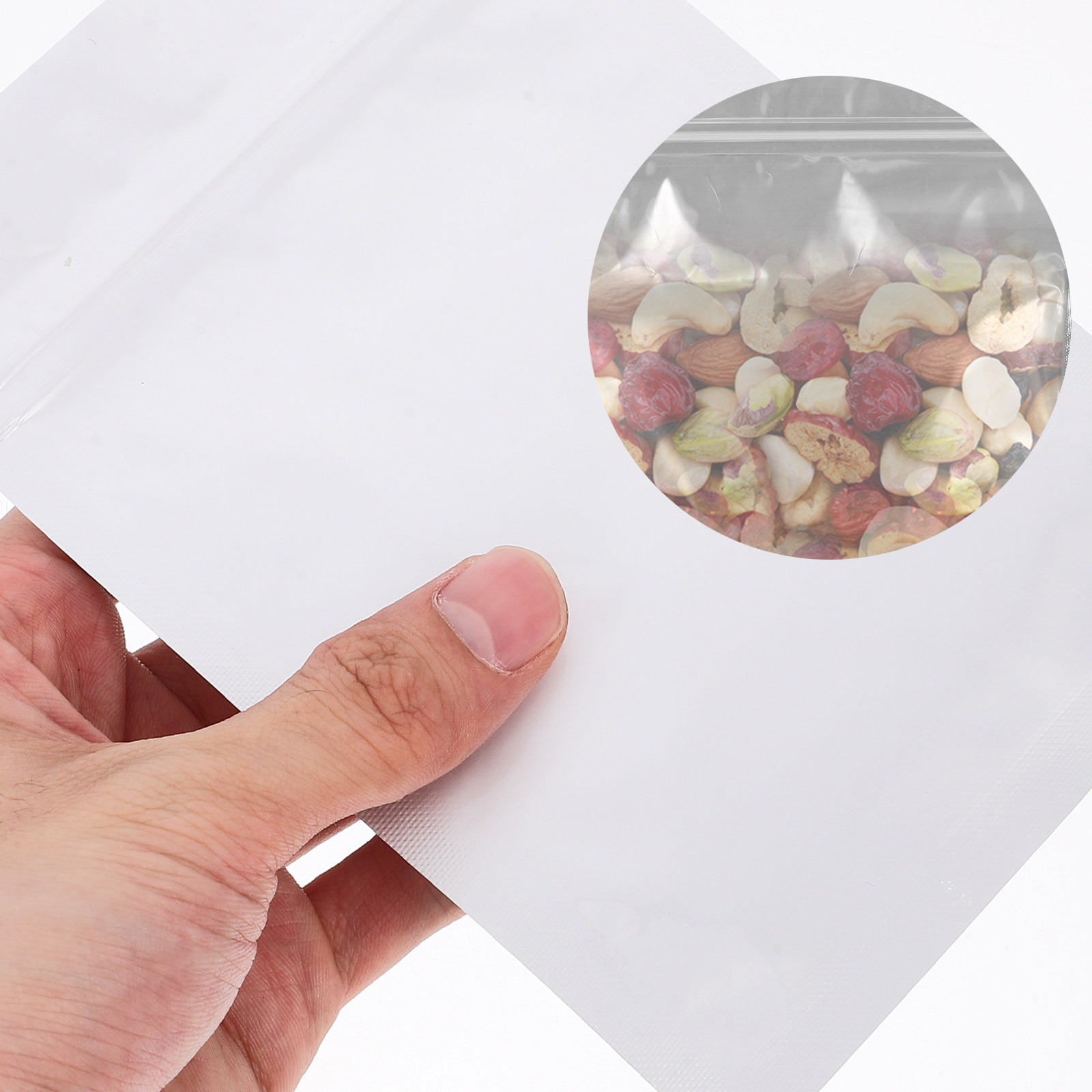 Coffee Tea - 50pcs Aluminum Foil Resealable Bags Airtight