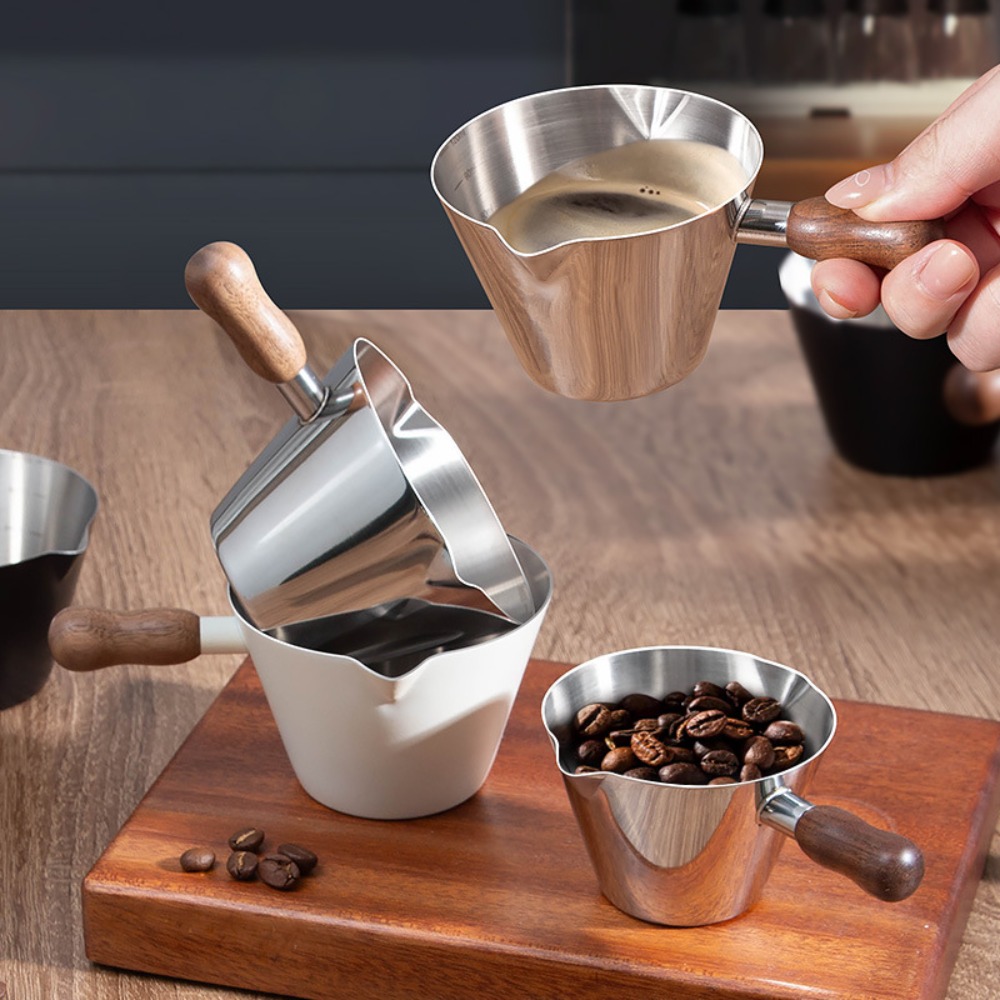 Coffee Bean Scale - 304 Stainless Steel Espresso Measuring Cup