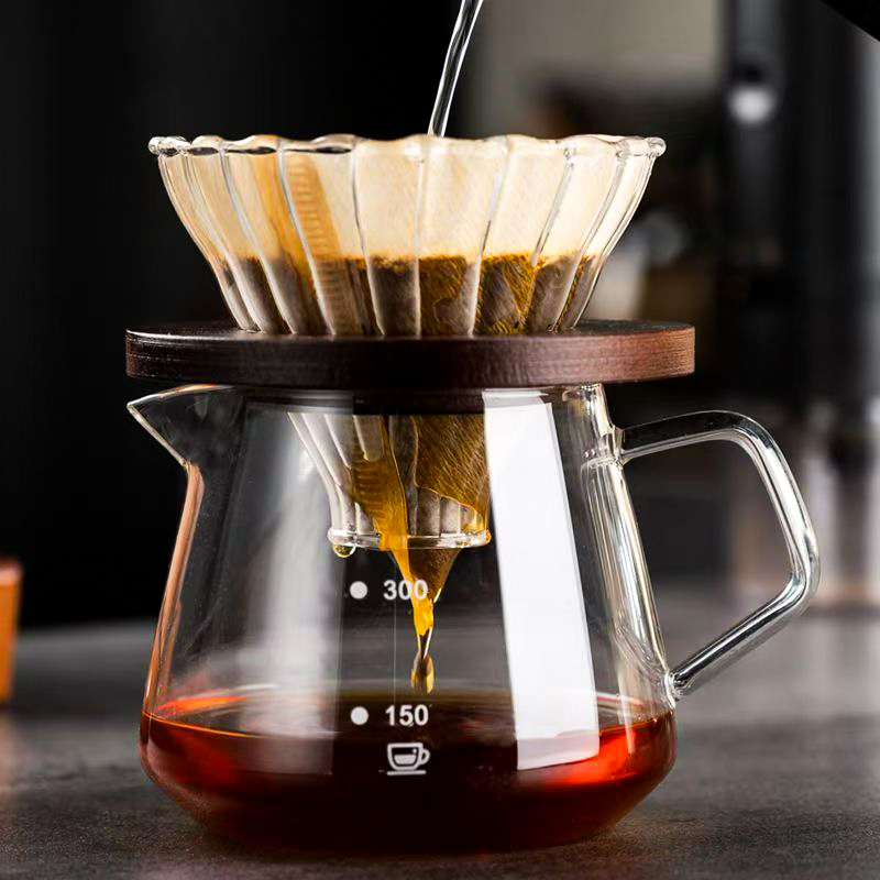 Coffee Tea Gift - OANKR 400ml Clear Coffee Server, Manual