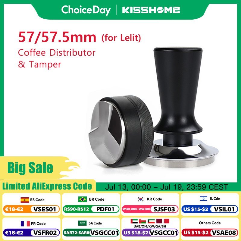 Coffee Tea Press - Coffee Tamper 57mm 57.5mm Constant Pressure