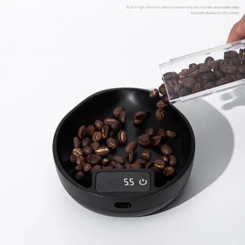 Coffee Bean Scale - Coffee Electronic Scale Bean Tray Espresso