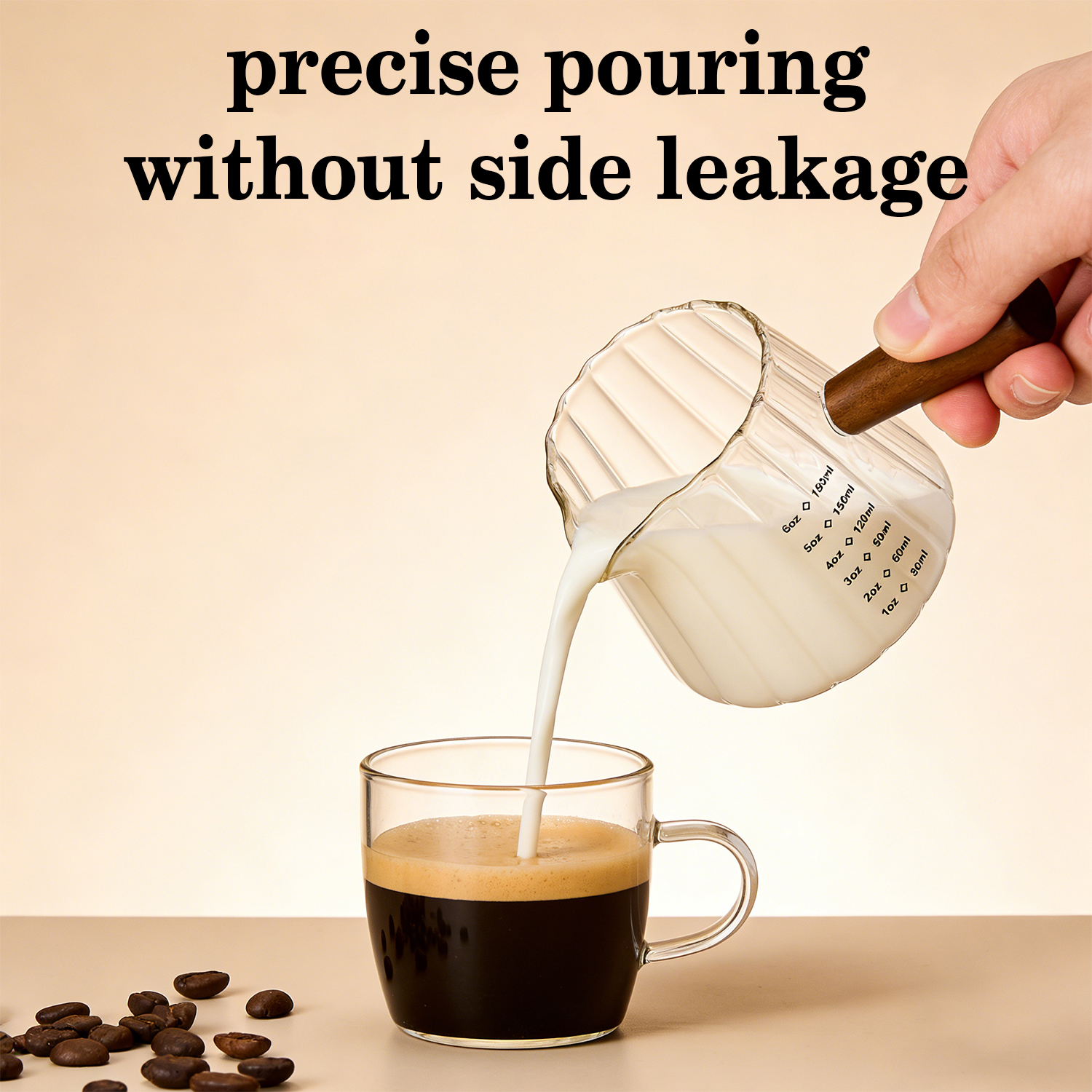 OANKR 6 oz Glass Measuring Cup - Coffee Bean Scale avis et prix