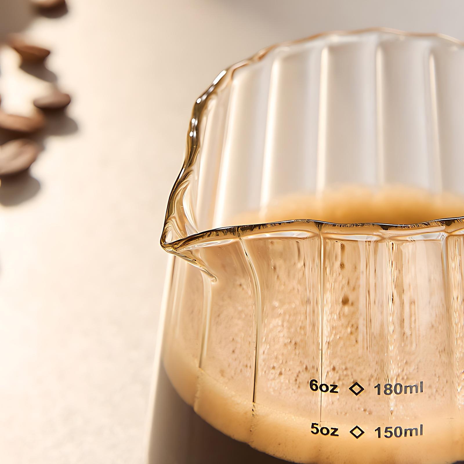 OANKR 6 oz Glass Measuring Cup - Coffee Bean Scale avis et prix