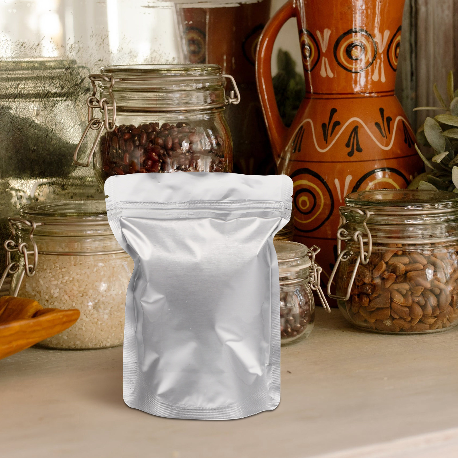 50pcs Aluminum Foil Resealable - Coffee Tea avis et prix