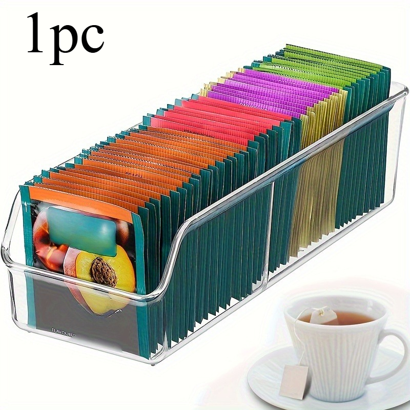1pc Clear Tea Bag Organizer Bo - Coffee Tea Bags avis et prix