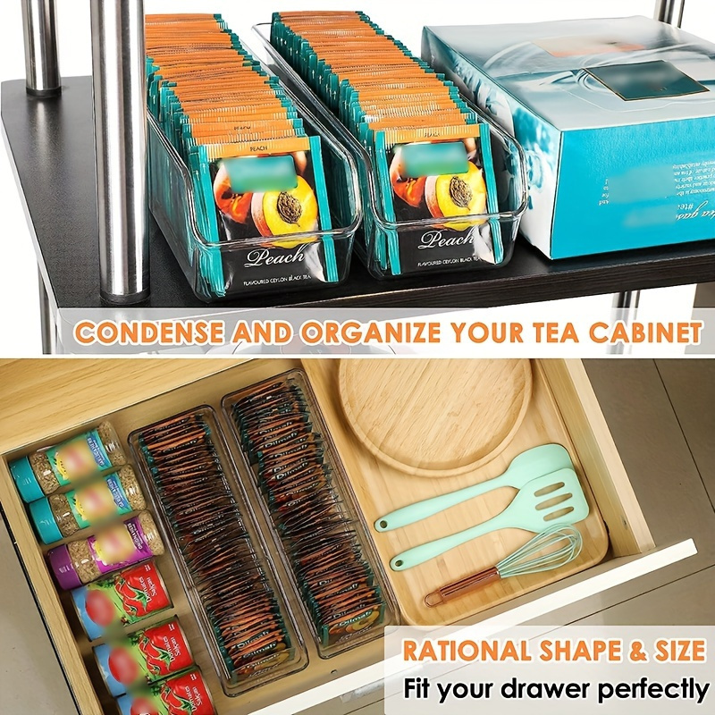 1pc Clear Tea Bag Organizer Bo - Coffee Tea Bags avis et prix