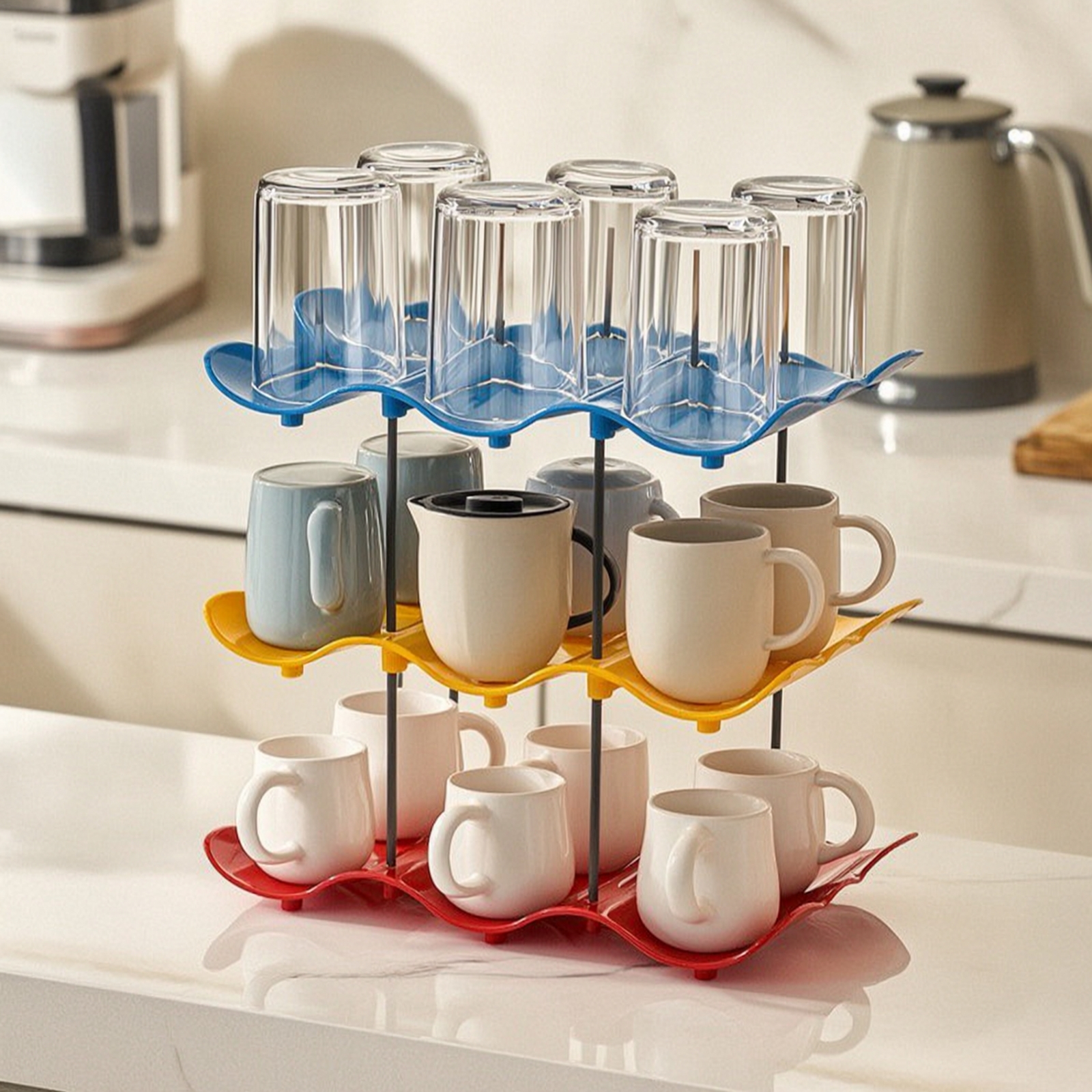 Cup Storage Rack Compact Coffe - Coffee Tea Mugs avis et prix