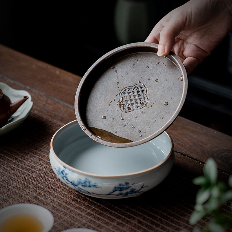 Retro Hand-painted Pine Wind P - Bamboo Tea Tray avis et prix