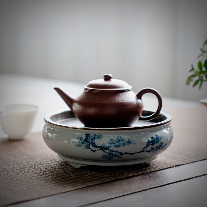 Retro Hand-painted Pine Wind P - Bamboo Tea Tray avis et prix