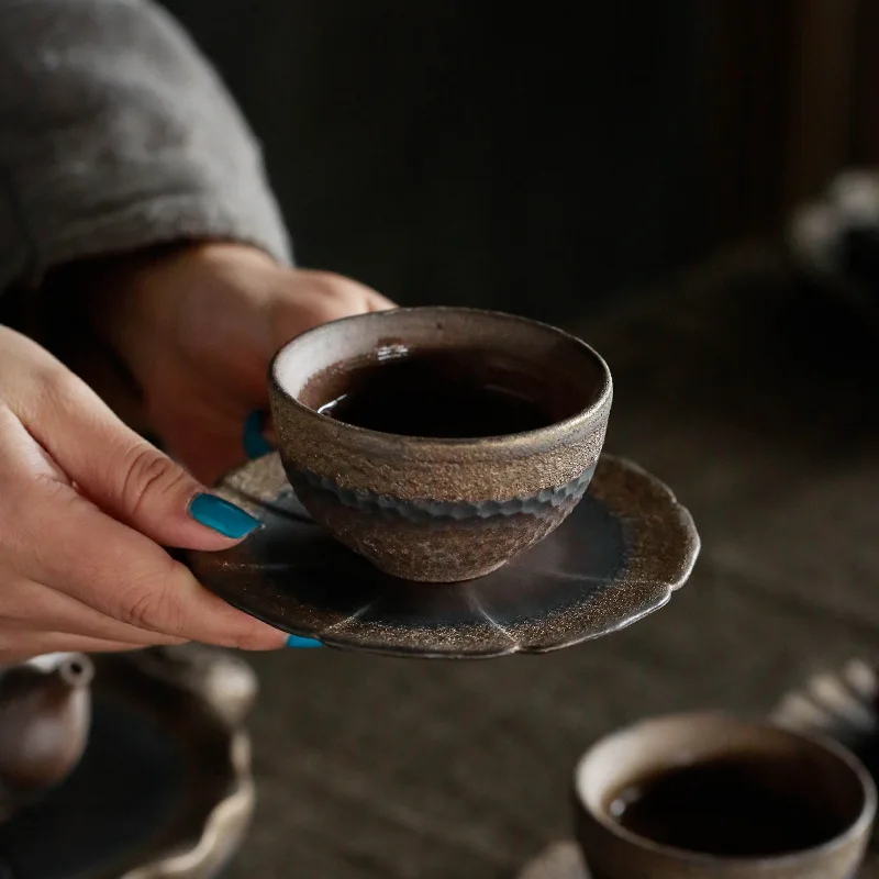 Japanese Stoneware Cup Ceramic - Bamboo Tea Tray avis et prix