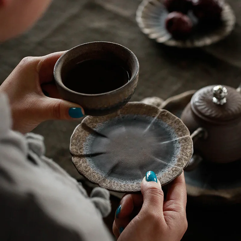 Japanese Stoneware Cup Ceramic - Bamboo Tea Tray avis et prix
