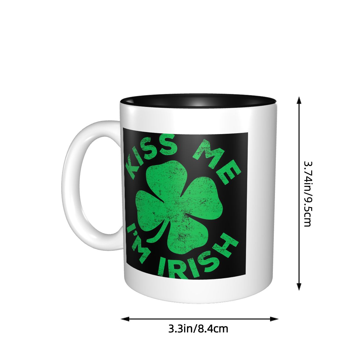 Kiss Me I'm Irish Mug Funny Ce - Coffee Tea You And Me avis et prix