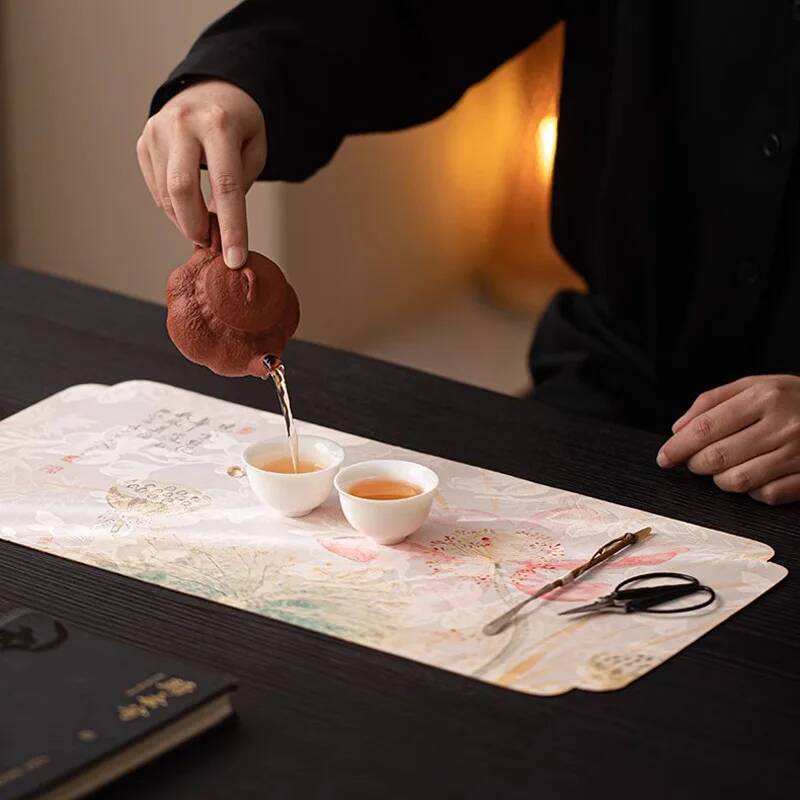 Chinese Cloud Silk Green Bambo - Bamboo Tea Tray avis et prix