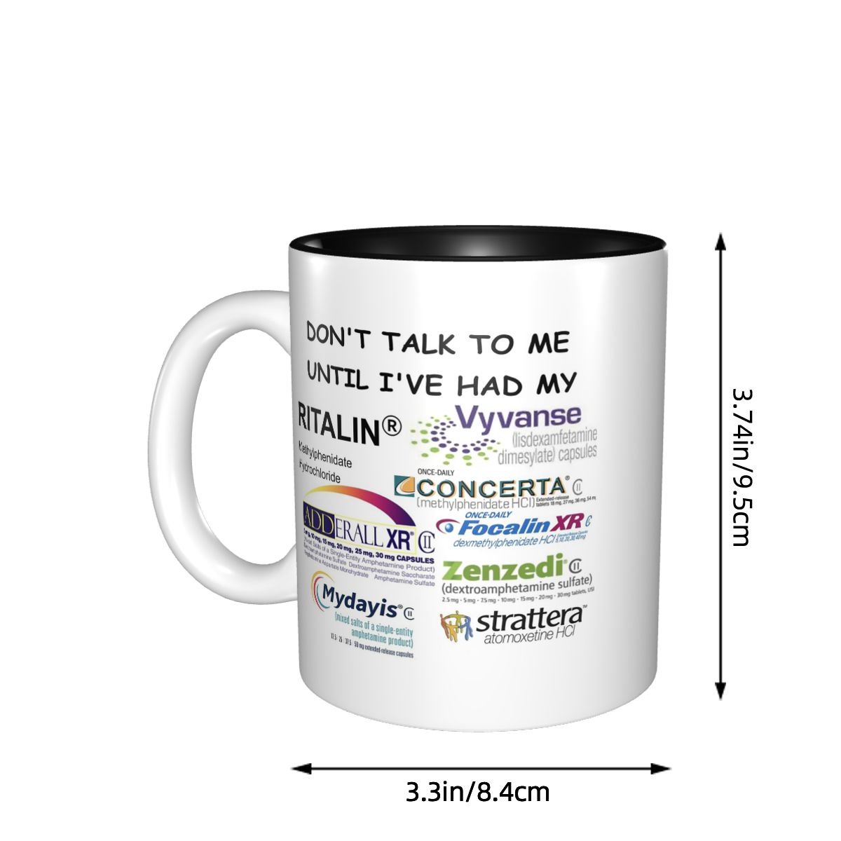 Dont Talk To Me Mug Funny Cera - Coffee Tea You And Me avis et prix
