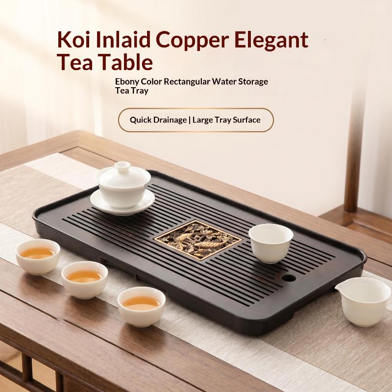 Double-Layer Wooden Tea Tray W - Bamboo Tea Tray avis et prix