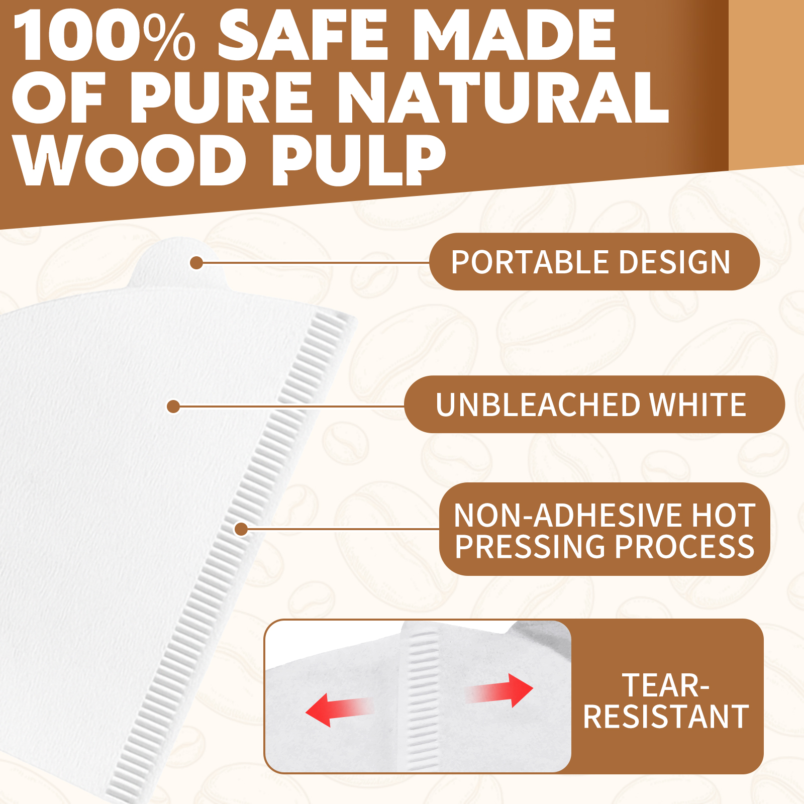 Coffee Filter Paper Bags V and - Coffee Tea Bags avis et prix