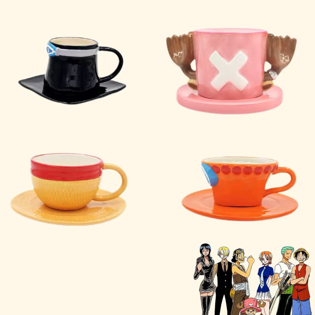 One Piece Character Ceramic Cu - Coffee Tea Gift Set avis et prix