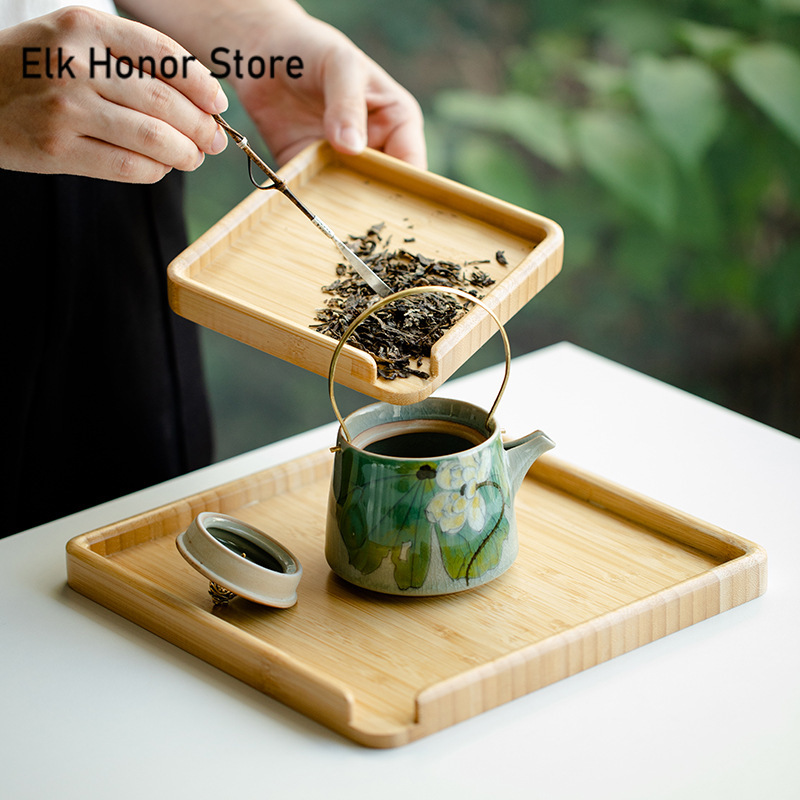 Chinese Bamboo Food Tray Puer  - Bamboo Tea Tray avis et prix