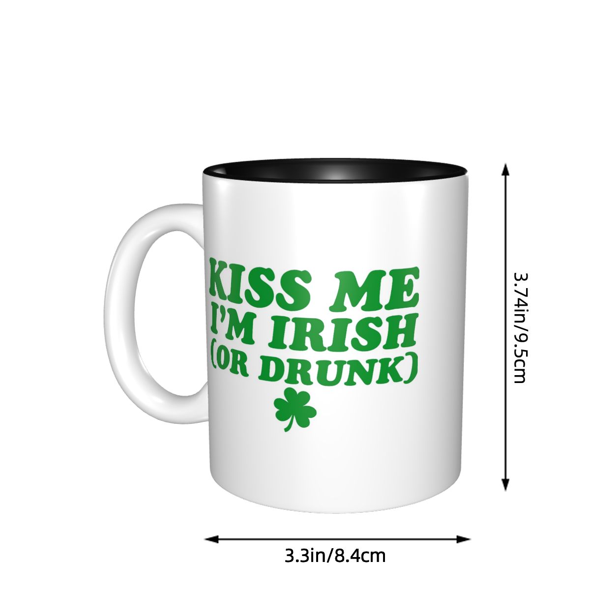 Kiss Me I'm Irish Mug Funny Ce - Coffee Tea You And Me avis et prix