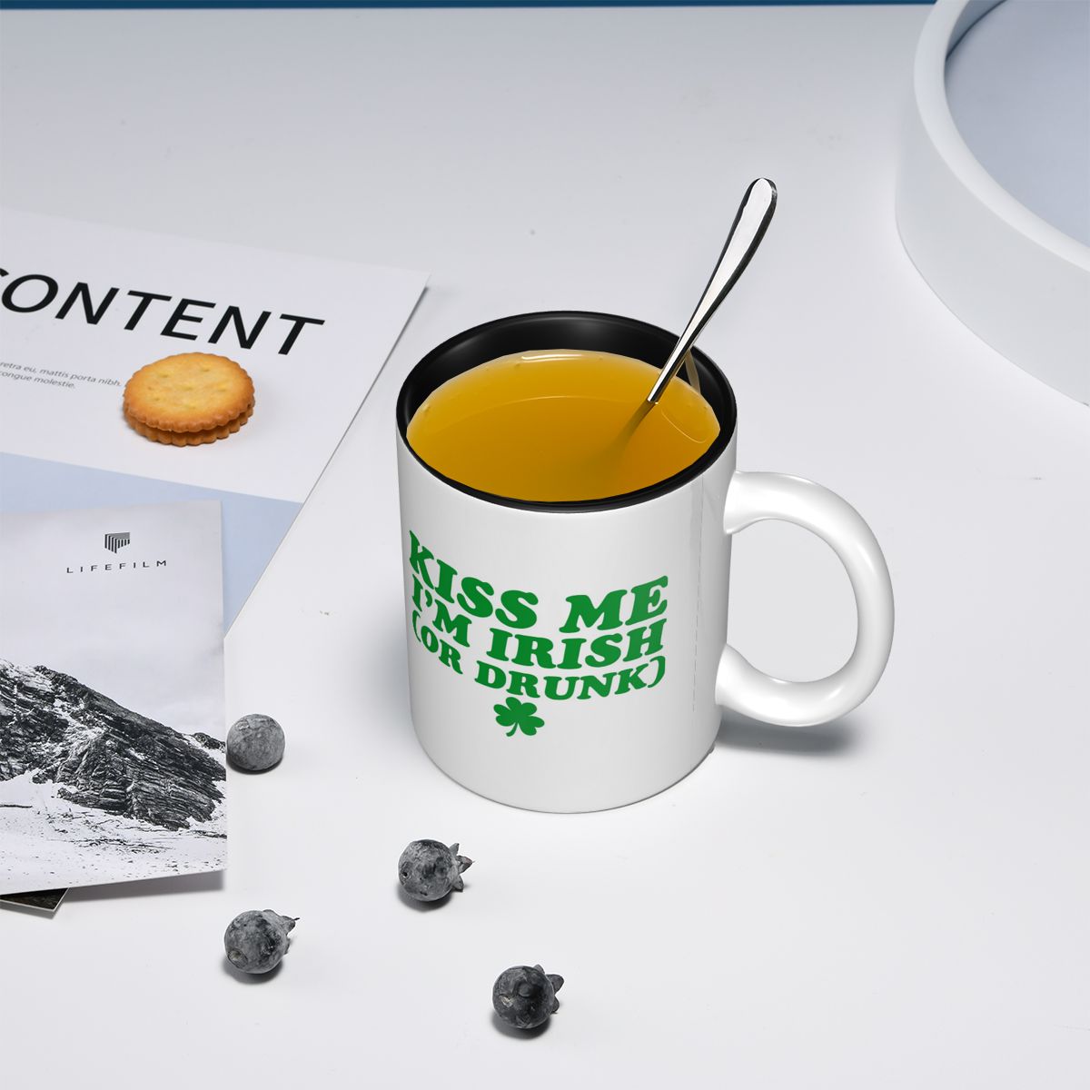 Kiss Me I'm Irish Mug Funny Ce - Coffee Tea You And Me avis et prix