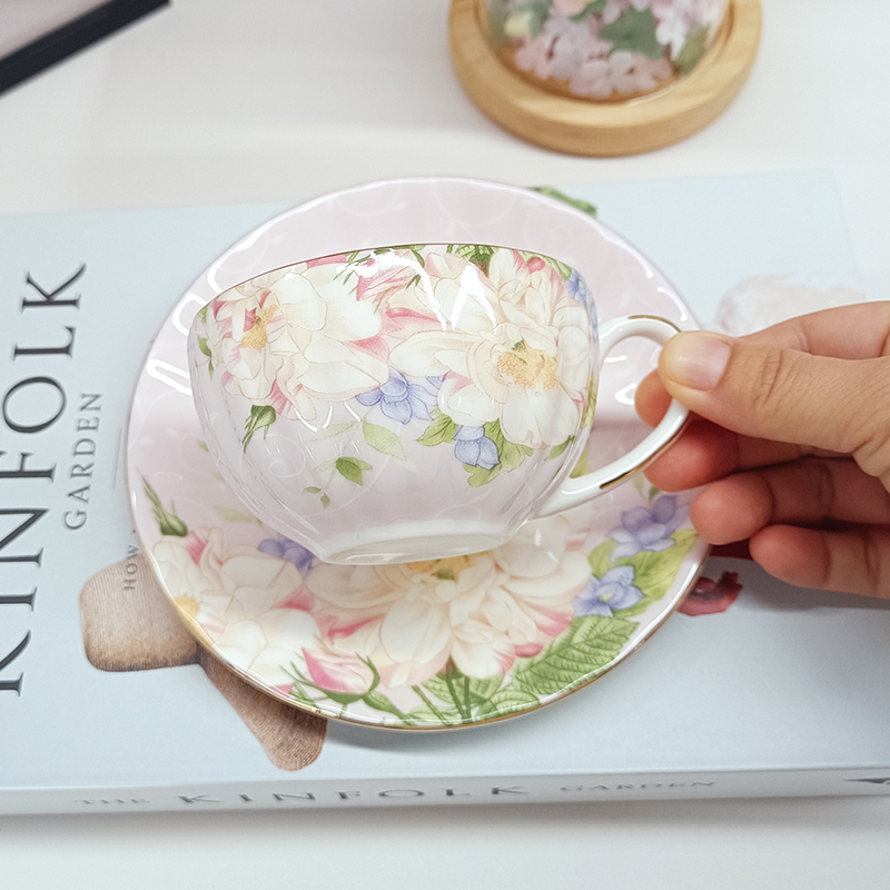 Elegant Pastoral Floral Fine B - Coffee Tea Gift avis et prix