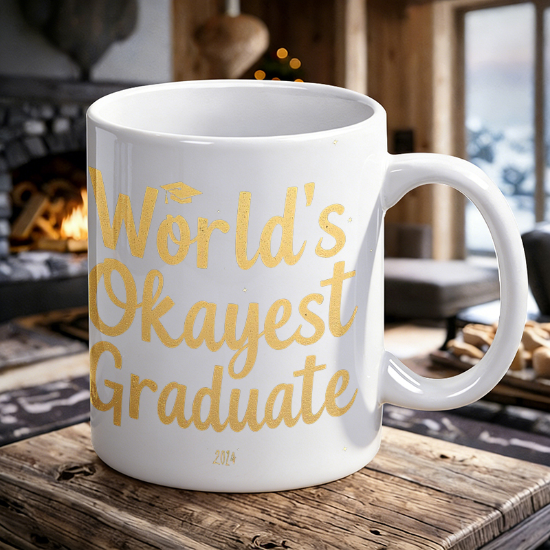 Funny gilded font ceramic mug, - Coffee Tea Font avis et prix