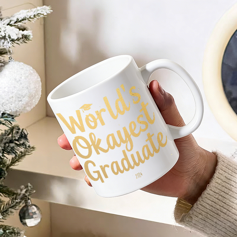 Funny gilded font ceramic mug, - Coffee Tea Font avis et prix