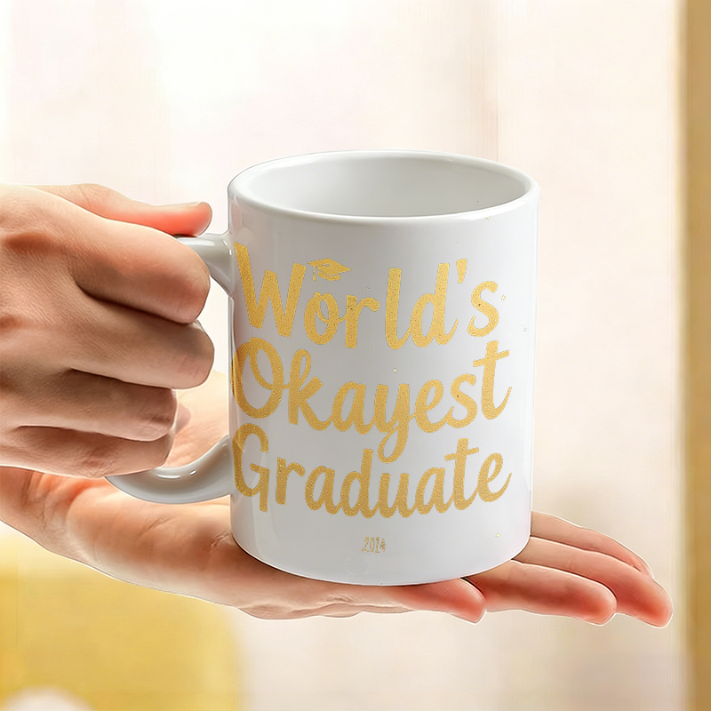 Funny gilded font ceramic mug, - Coffee Tea Font avis et prix