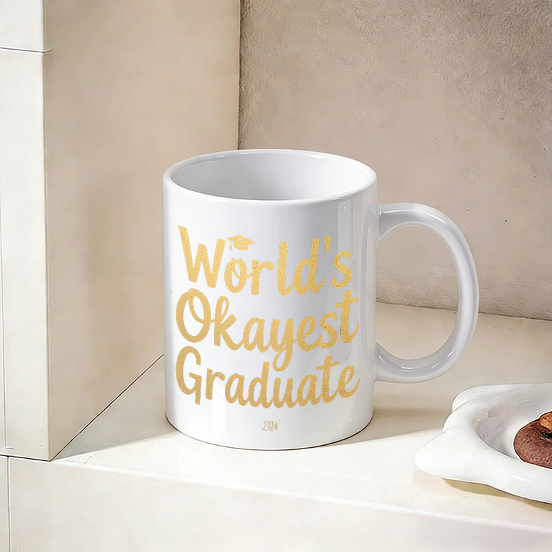 Funny gilded font ceramic mug, - Coffee Tea Font avis et prix