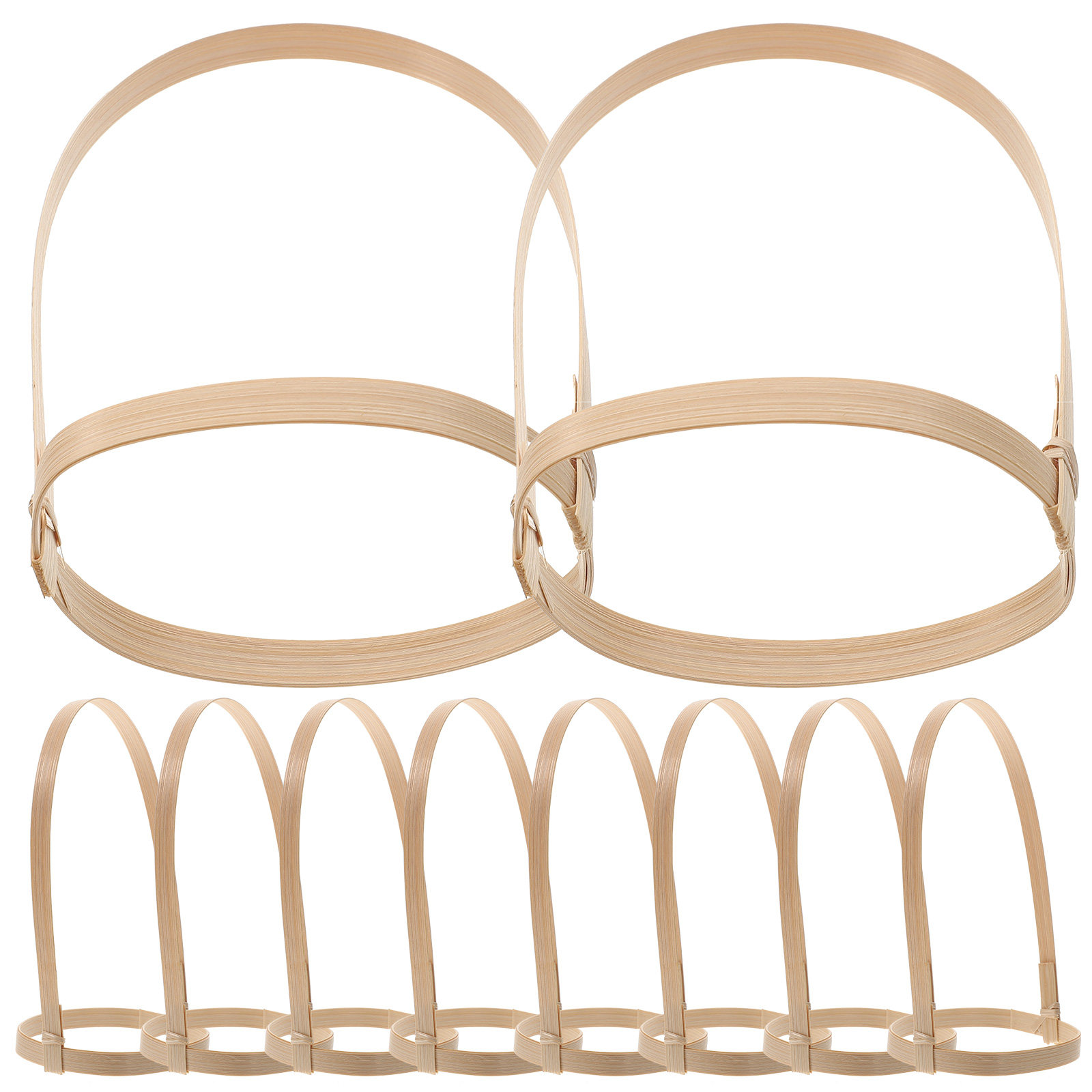 10Pcs Bamboo Drink Carrier Cof - Bamboo Tea Tray avis et prix