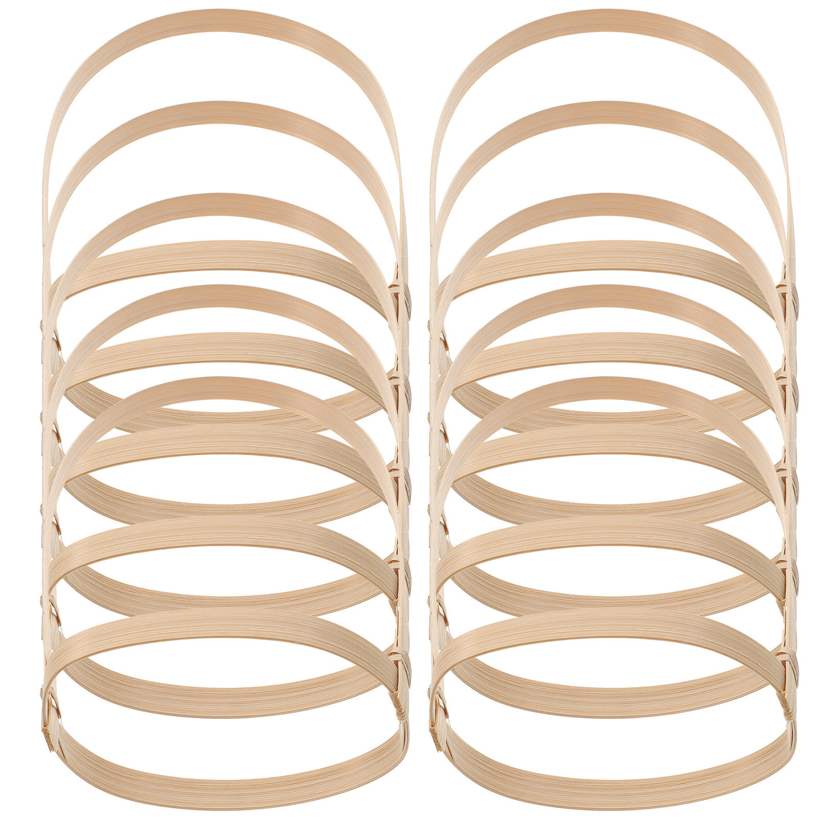 10Pcs Bamboo Drink Carrier Cof - Bamboo Tea Tray avis et prix