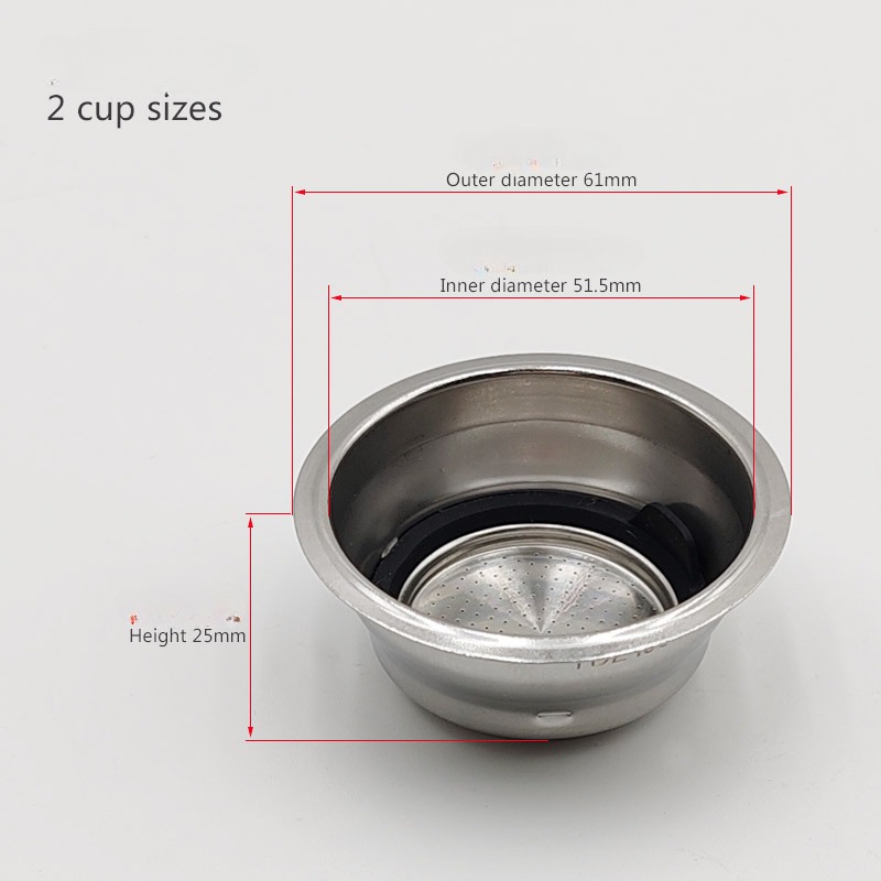 51mm Pressurized Porous Filter - Coffee Tea Press avis et prix