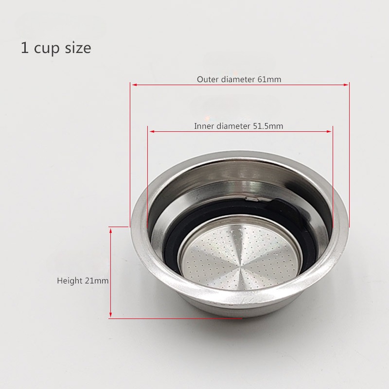 51mm Pressurized Porous Filter - Coffee Tea Press avis et prix