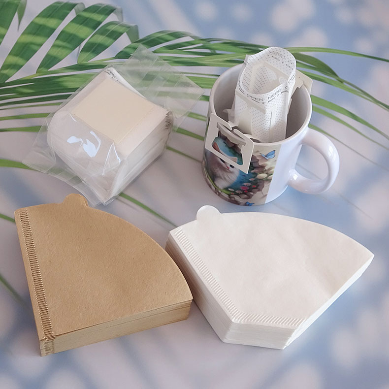 50pcs/set Log Pulp Paper Coffe - Coffee Tea Bags avis et prix