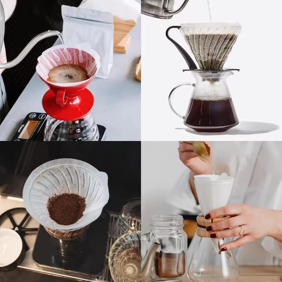 50pcs/set Log Pulp Paper Coffe - Coffee Tea Bags avis et prix