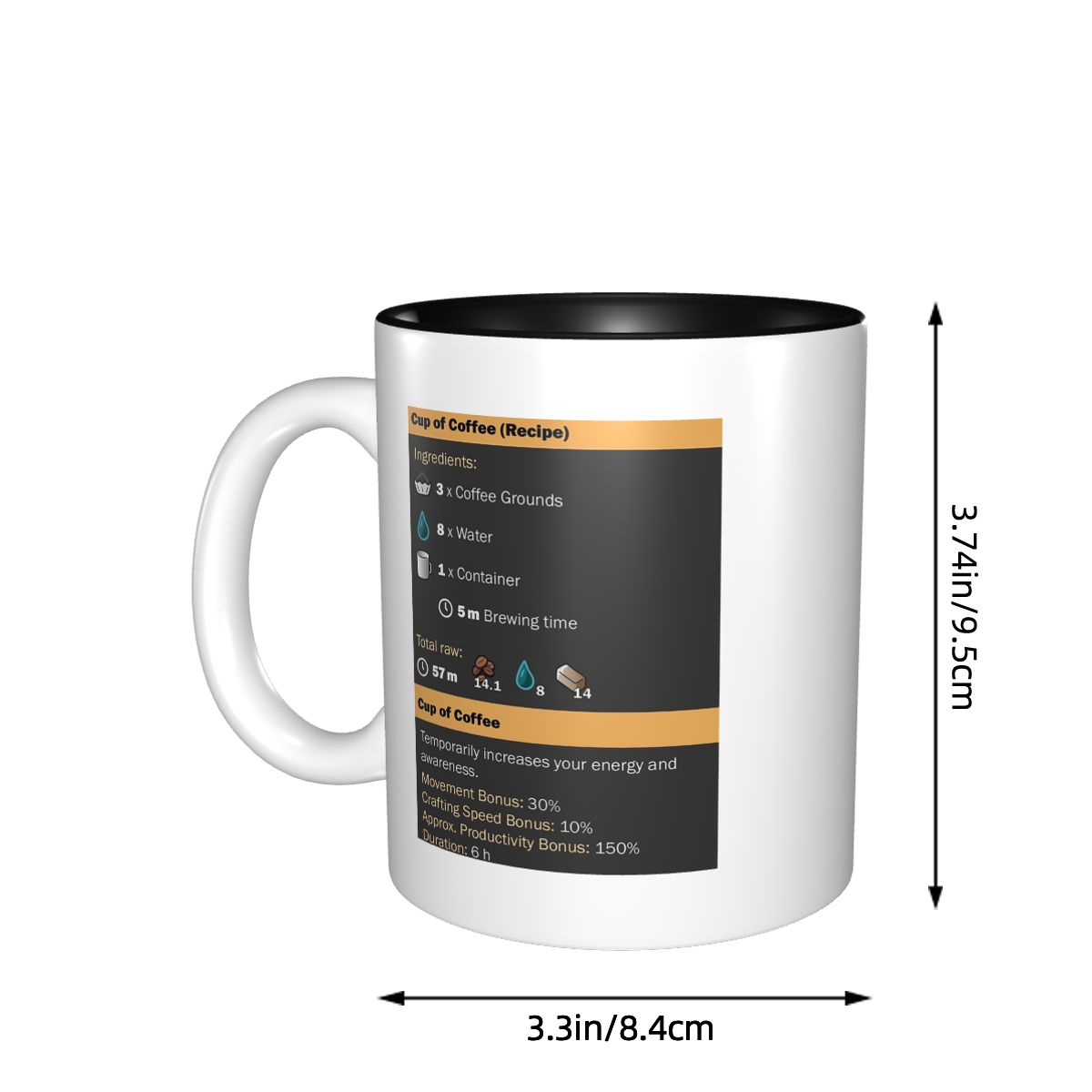 Cup Of Coffee (Recipe) Mug Fun - Coffee Tea Recipe avis et prix