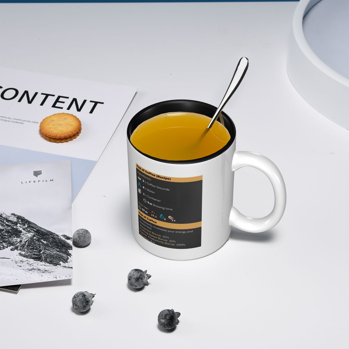 Cup Of Coffee (Recipe) Mug Fun - Coffee Tea Recipe avis et prix