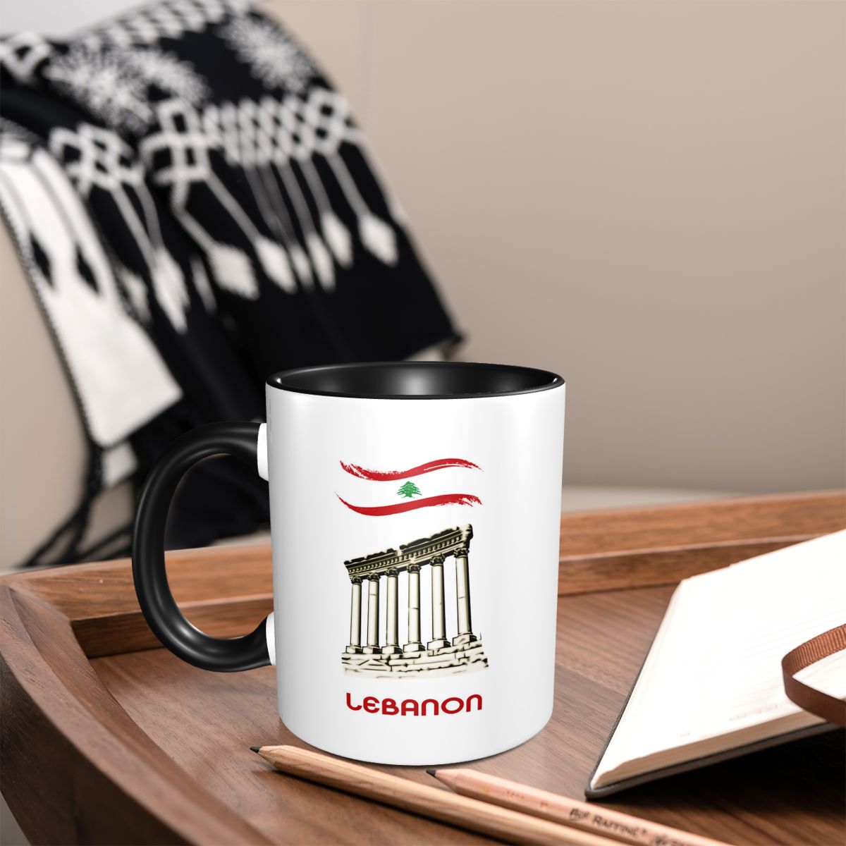 Lebanon Flag Lebanese Kiss Me  - Coffee Tea You And Me avis et prix