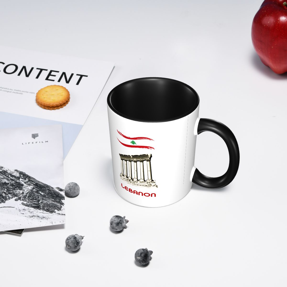Lebanon Flag Lebanese Kiss Me  - Coffee Tea You And Me avis et prix