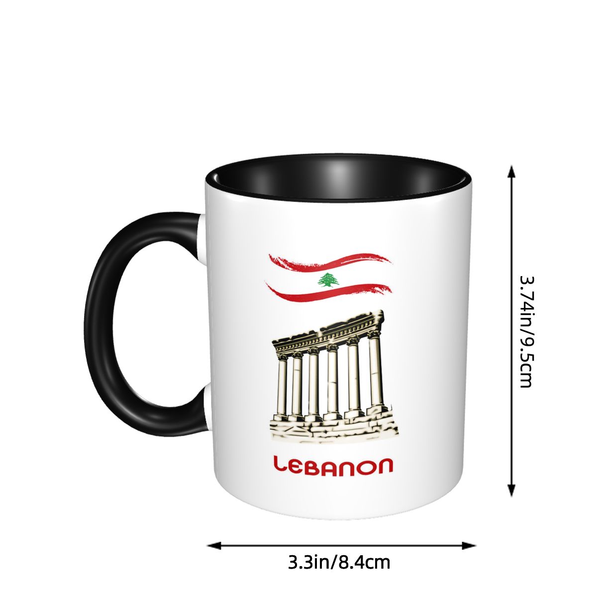 Lebanon Flag Lebanese Kiss Me  - Coffee Tea You And Me avis et prix