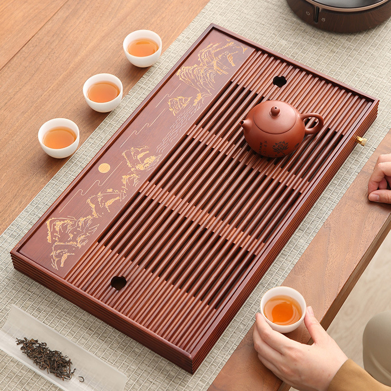 Bamboo Tea Tray Simple Househo - Bamboo Tea Tray avis et prix