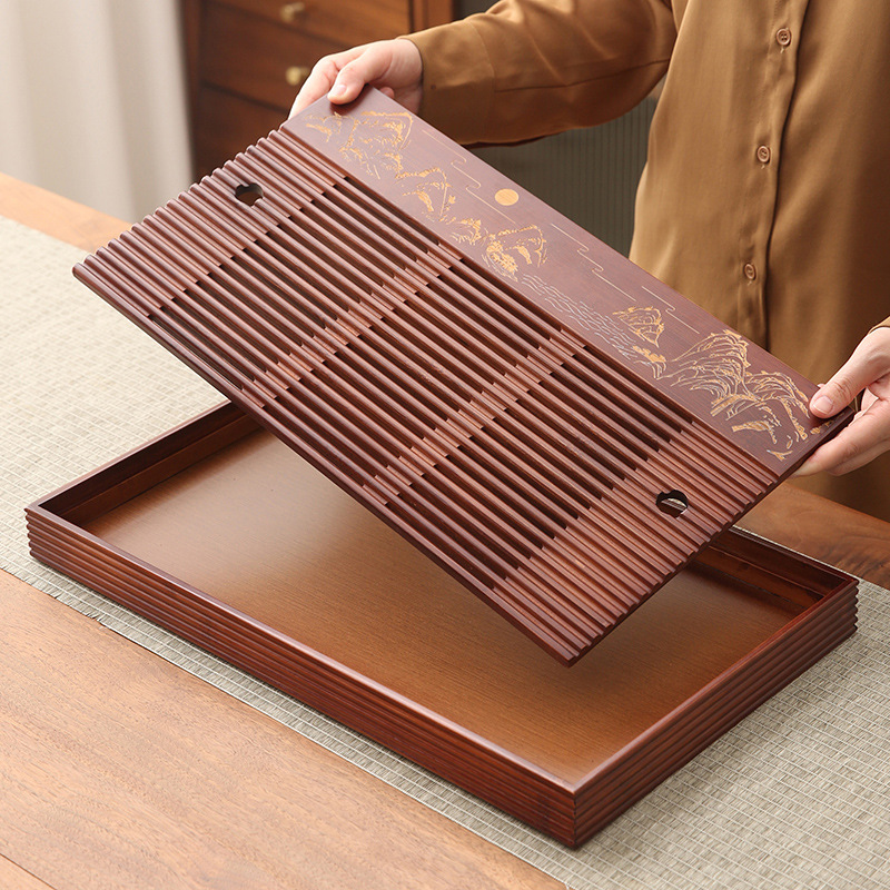 Bamboo Tea Tray Simple Househo - Bamboo Tea Tray avis et prix