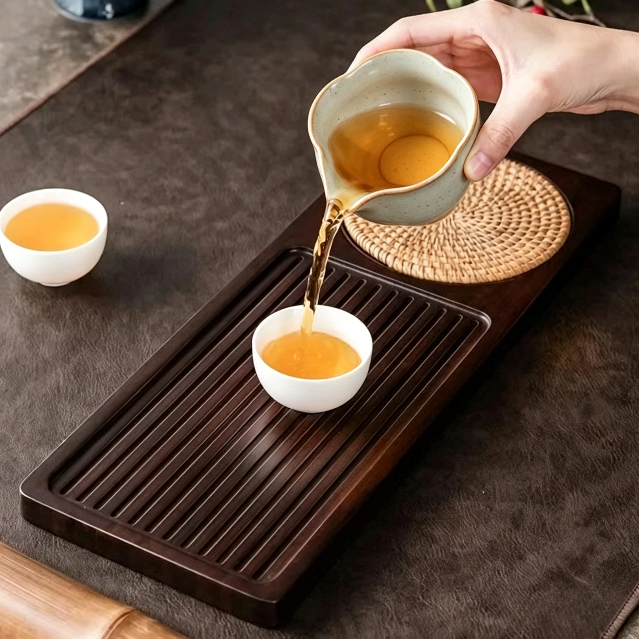Dry Brew Bamboo Tea Tray with  - Bamboo Tea Tray avis et prix