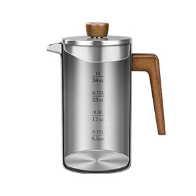 JUSTINLAU 1000ml Stainless Ste - Coffee Tea Press avis et prix