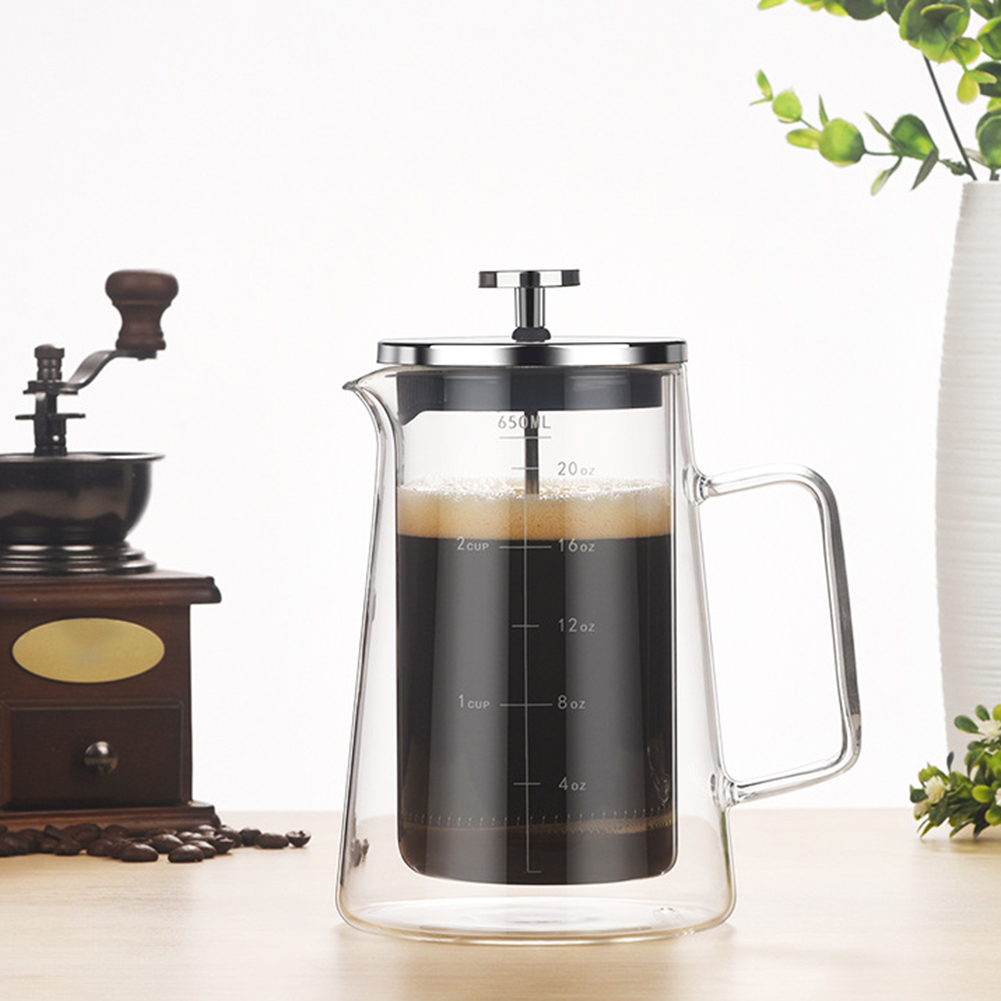 Double Layers French Press Pot - Coffee Tea Press avis et prix