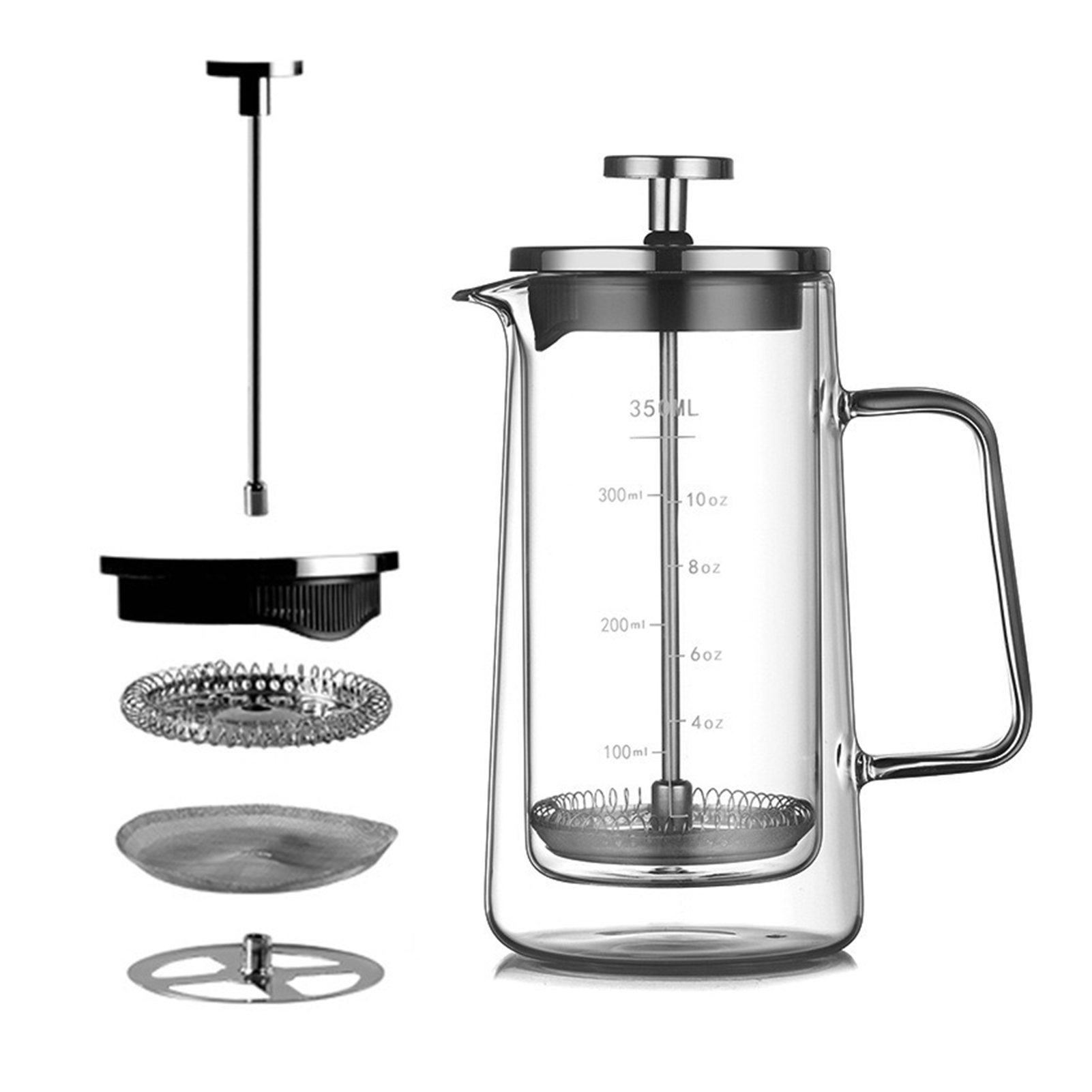 Double Layers French Press Pot - Coffee Tea Press avis et prix