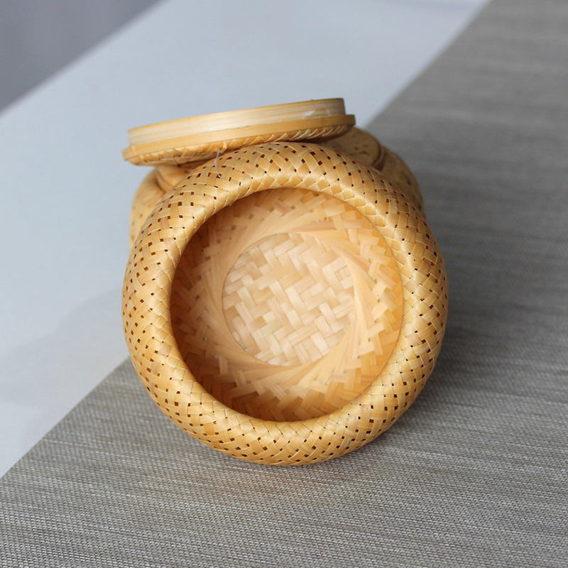 Bamboo woven small basket doub - Bamboo Tea Tray avis et prix