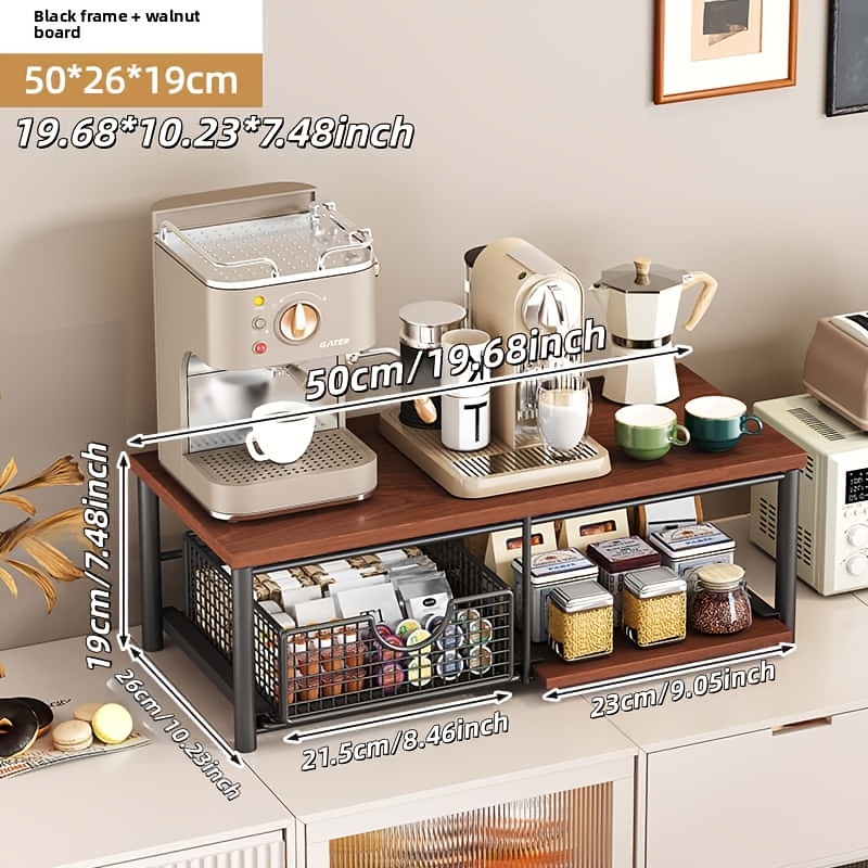 Double-tier Kitchen Worktop St - Coffee Tea Stand avis et prix