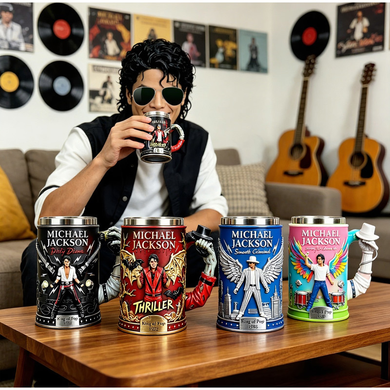 Michael Jackson King of Pop 3D - Coffee Tea Mugs avis et prix
