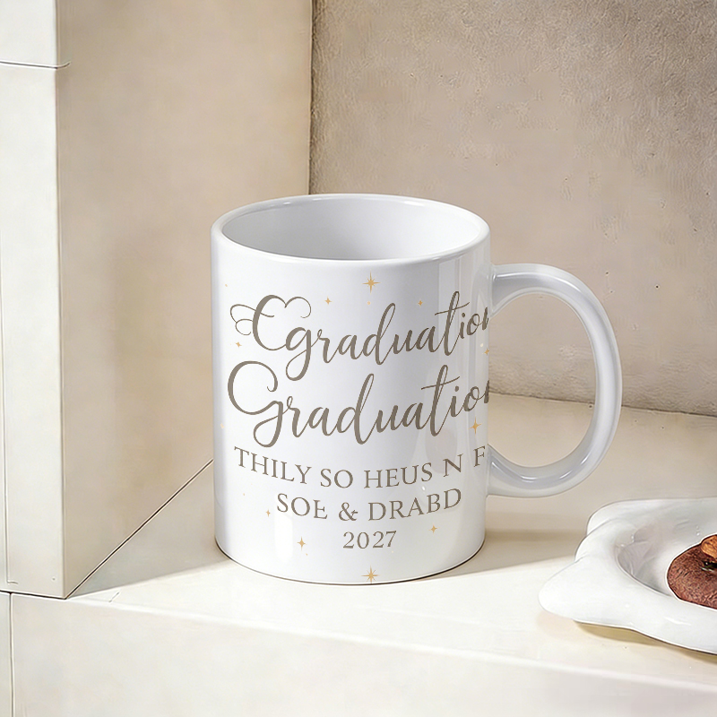 Gilded Font & Star Ceramic Mug - Coffee Tea Font avis et prix